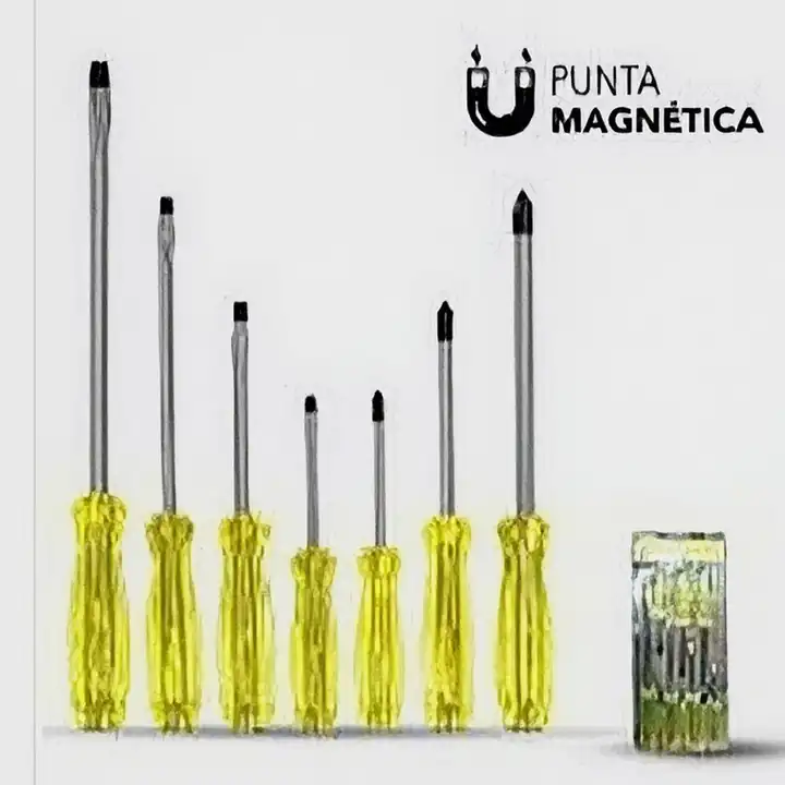 Juego de destornillador 7pzas