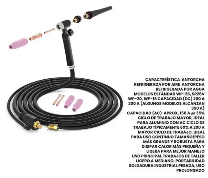Antorcha de soldadura 160 amp