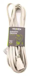 Extensión elect. 25ft 1toma