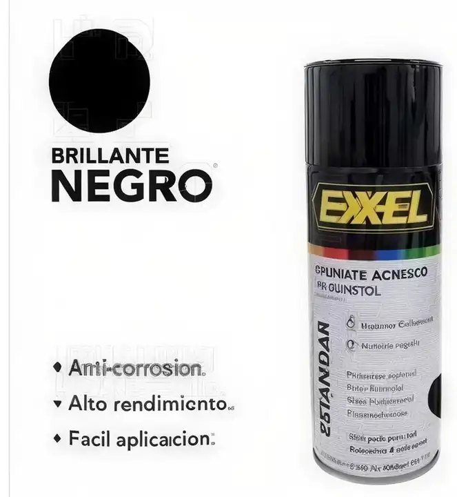 Pintura spray negro 450ml