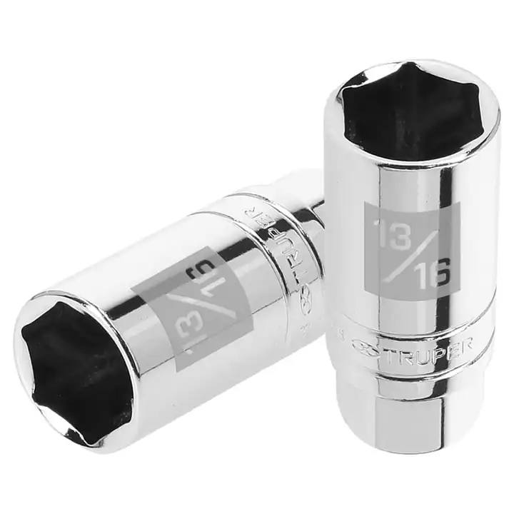 Dado bujia 13/16" cuadro 3/8"