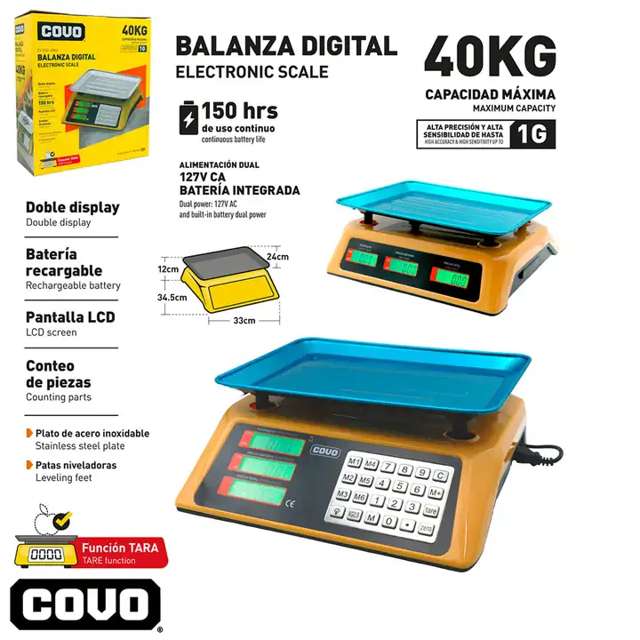 Balanza digital 40kg