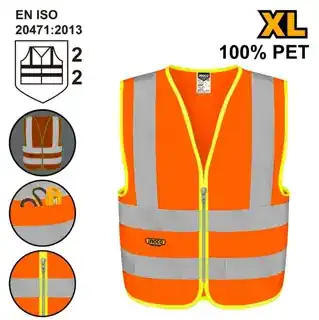 Chaleco refl. naranj. talla xl