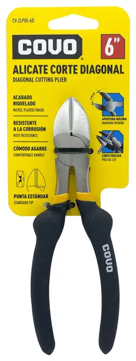 Alicate corte diagonal 6"