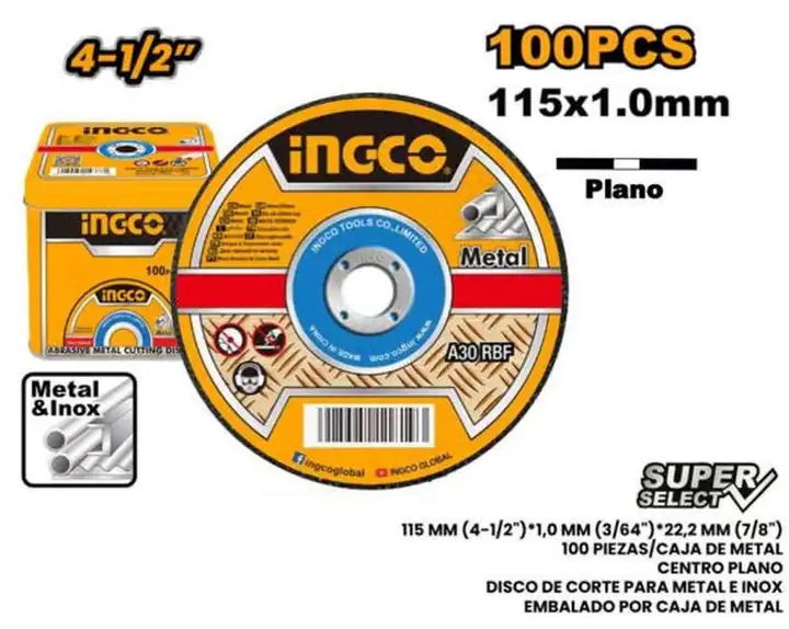 Disco de corte ultrafino conico 7-1/2