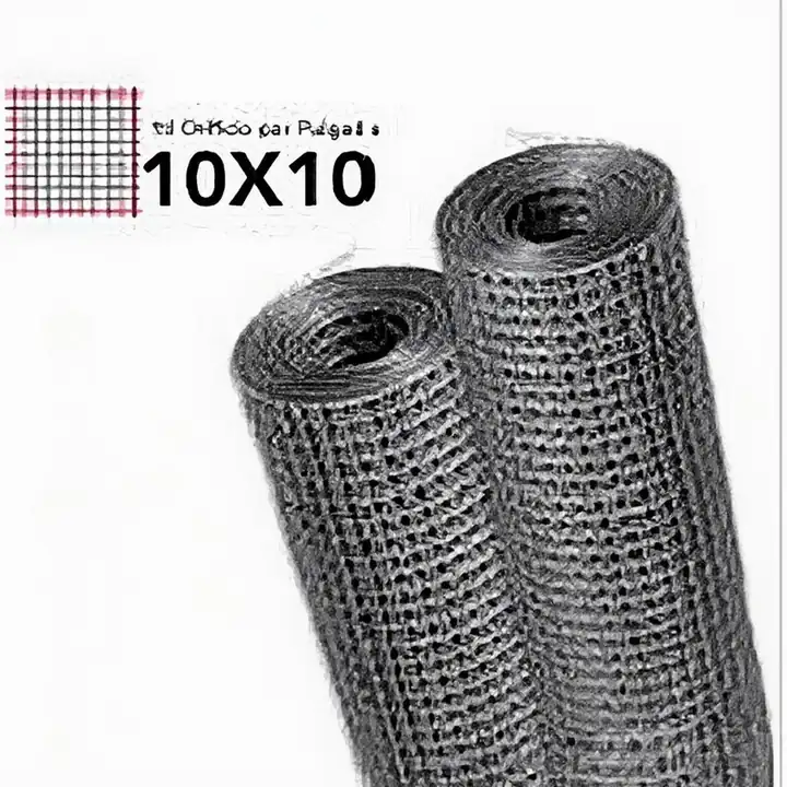 Malla cedazo galvanizada 10 x 10