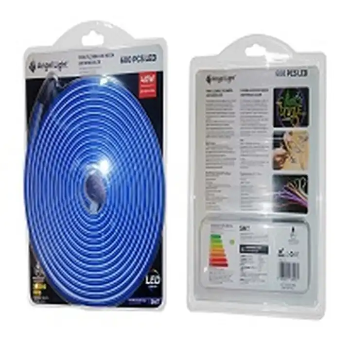 Cinta LED neon flex azul 5mts