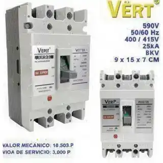 Breaker 3p 125amp industrial