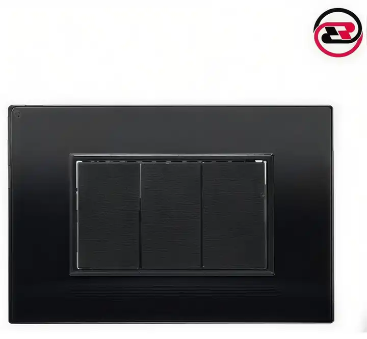 Tapa ciega negro acrílico