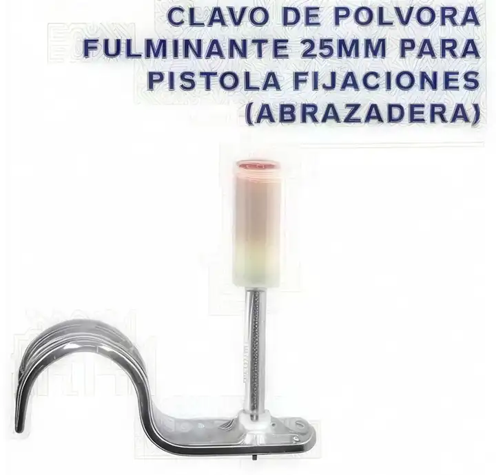 Clavo de polvora fulminante 25mm