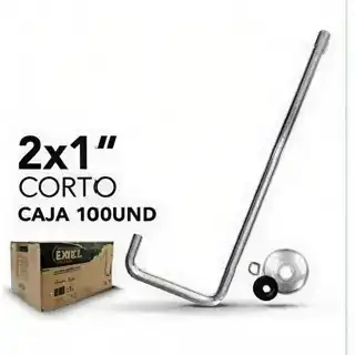 Gancho para techo 2x1" corto
