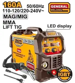 Máquina de soldar inverter mag/mig/mma/tig