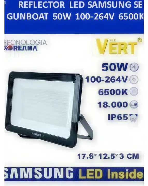 Reflector LED samsung serie gunboat 50 W 100-264 V