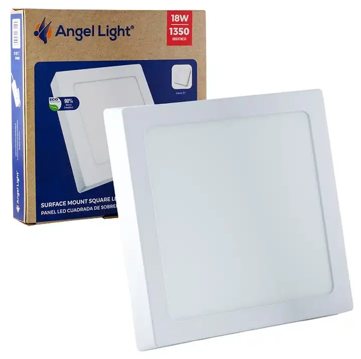 Lámpara LED cuadrada superficial 18 W 8.7