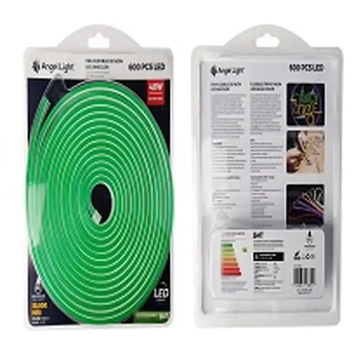 Cinta LED neon flex verde 5mts