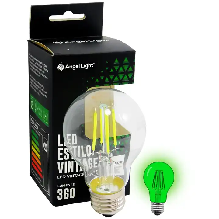 Bombillo LED 4 W vintage verde