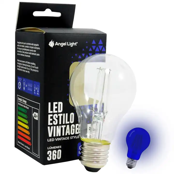 Bombillo LED 4 W vintage azul