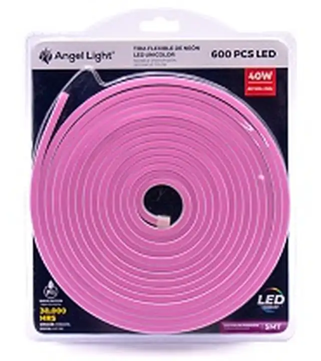 Cinta LED neon flex purpura 5mts