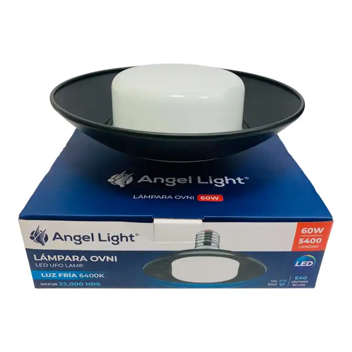 Lámpara ovni LED negra 60 W