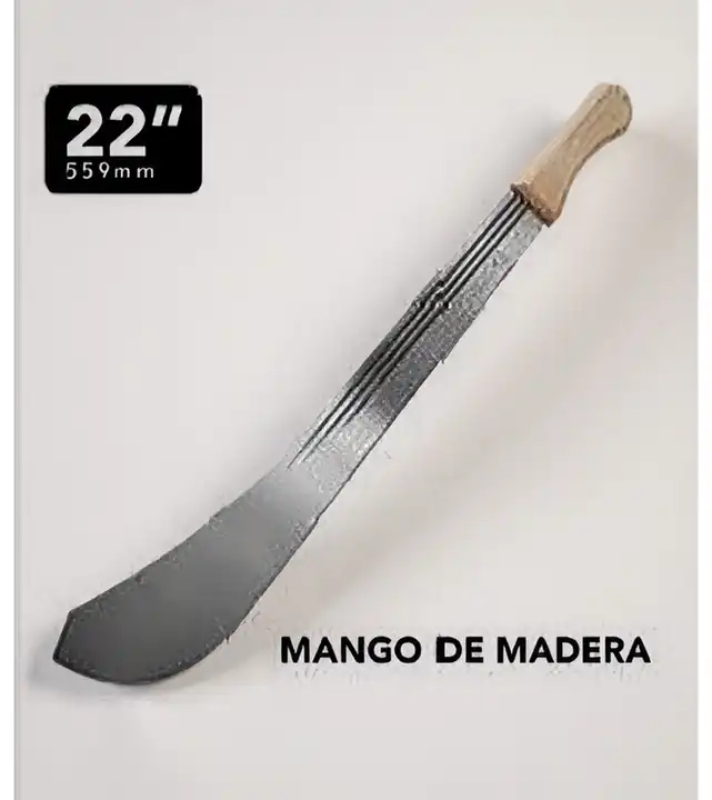 Machete rozador 22" pulido