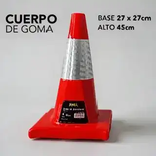 Cono naranja PVC
