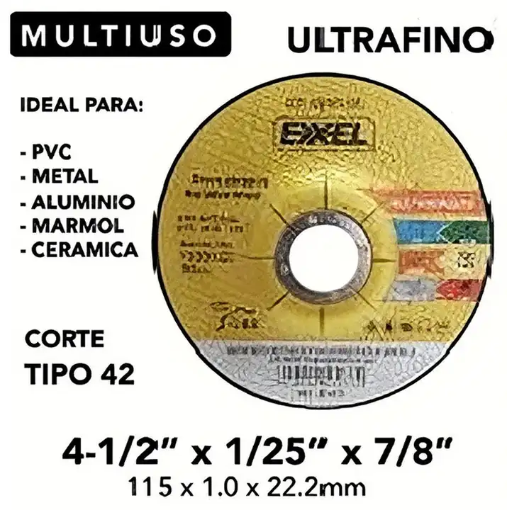 Disco de corte ultraf. 115mm