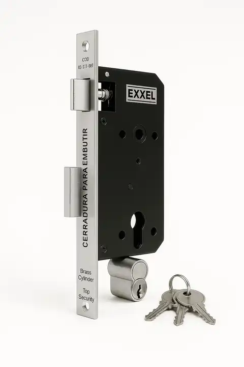 Cerradura de embutir 25mm