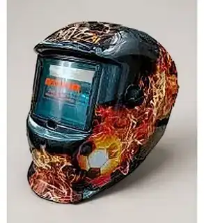 Careta de soldar electronica flama