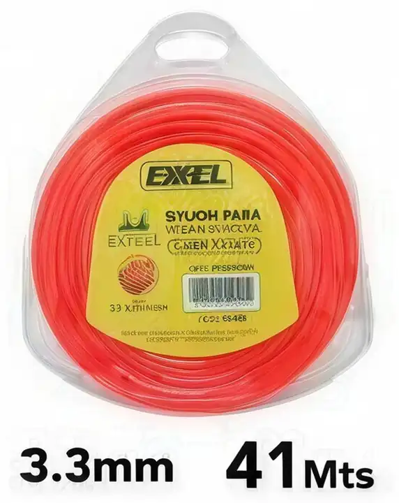 Nylon para desmalezadora cuadr 3.3mmx41mts