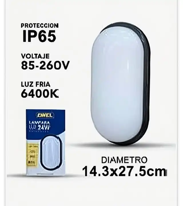 Lámpara LED ufo 24 W ovalada