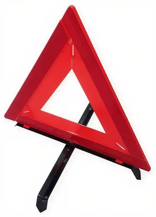Triangulo de seguridad reflectivo