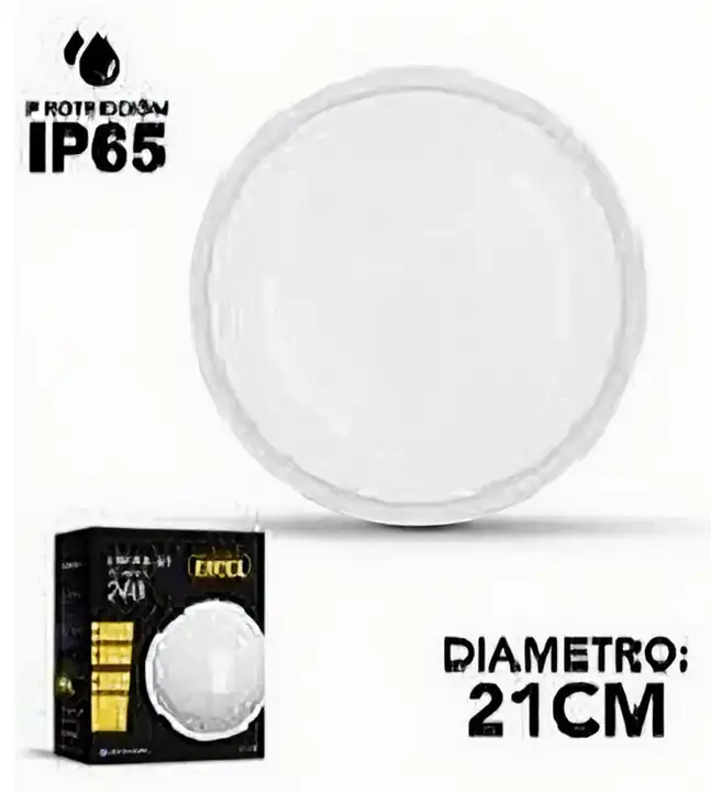 Lámpara LED vapoleta 24 W redonda