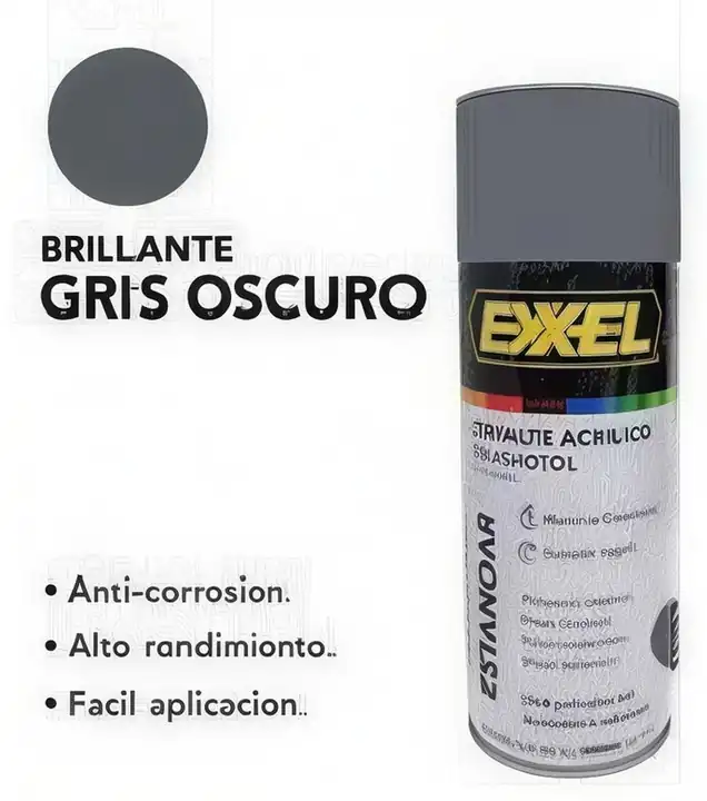 Pintura spray gris oscuro 450ml