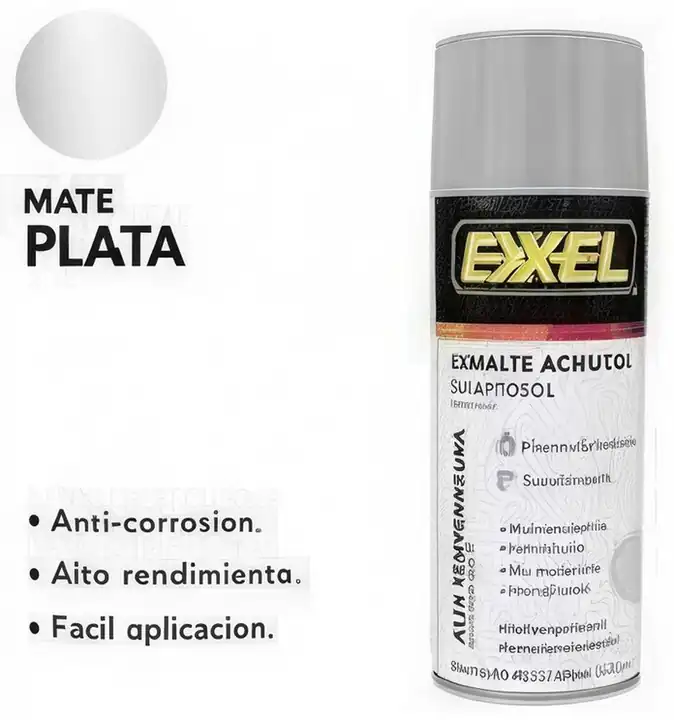 Pintura spray alt temp. plata 450ml