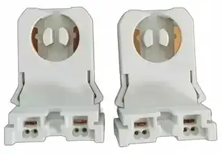 Socate para tubo t8 con base