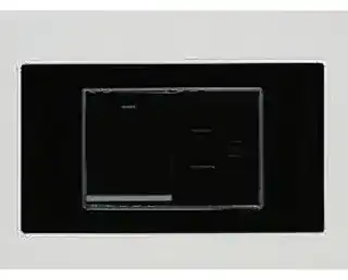 Interruptor toma 3way para empotrar negro