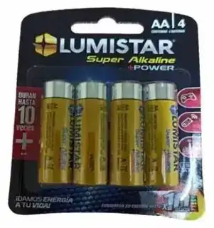 Batería super alkaline aaa 4pzas