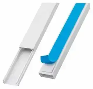 Canaleta PVC adhesivo 30x13mm 2mts