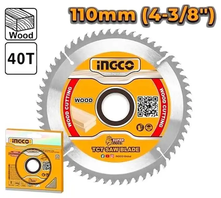Disco sierra circular 4-3/8" 40t