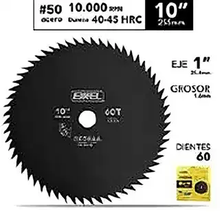 Disco sierra para desmalezadora 60 dientes