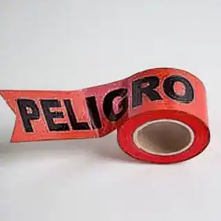 Cinta peligro 3"x100m exxel