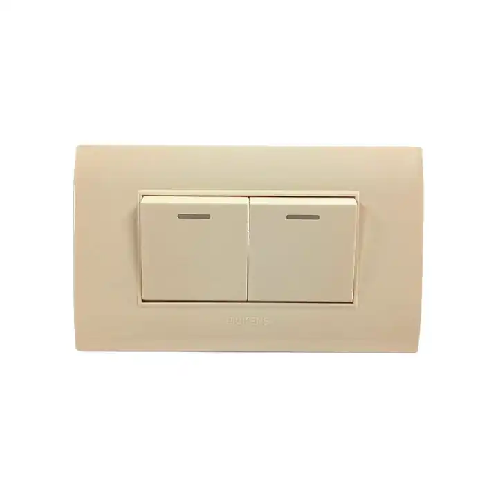 Apagador doble 02 color beige