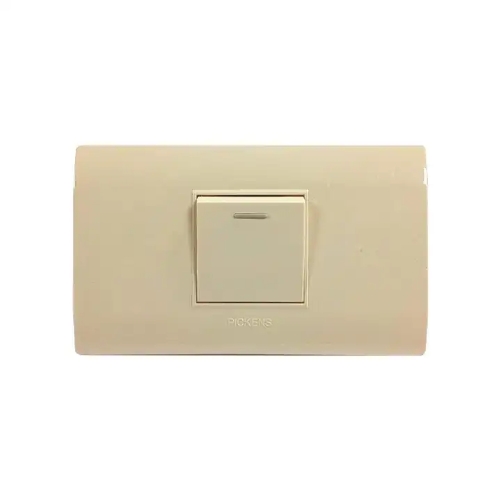 Apagador sencillo color beige