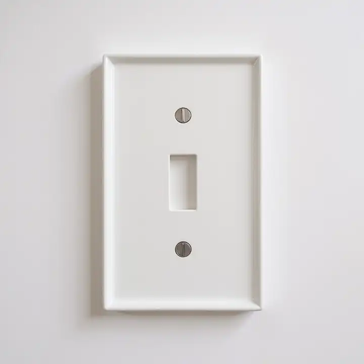 Tapa para interruptor blanco