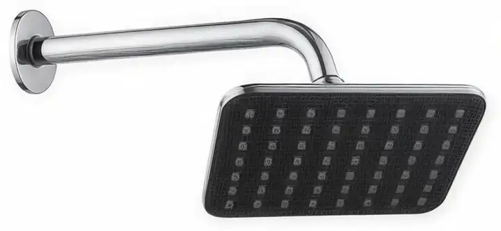 Regadera cuadrada cromada 6"