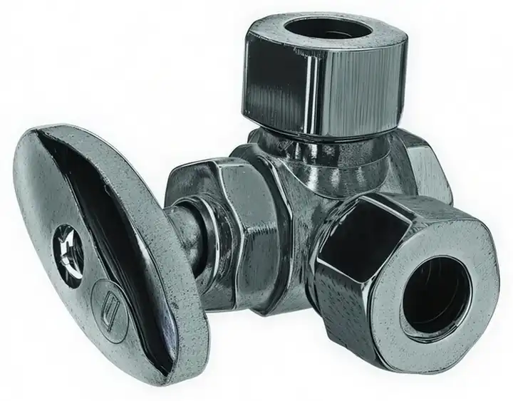Llave de arresto 1/2" cromada