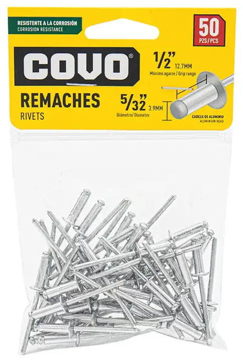 Remache 5/32" x 1/2" 50pzas