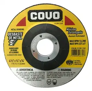 Disco de desbaste 4 1/2" metal