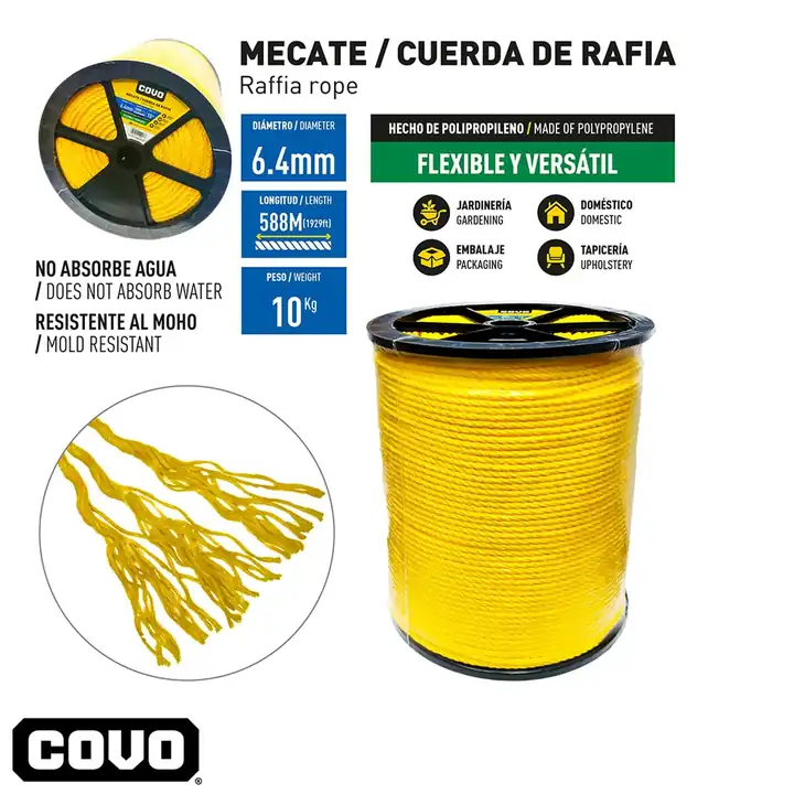 Mecate 1/4" (metro)
