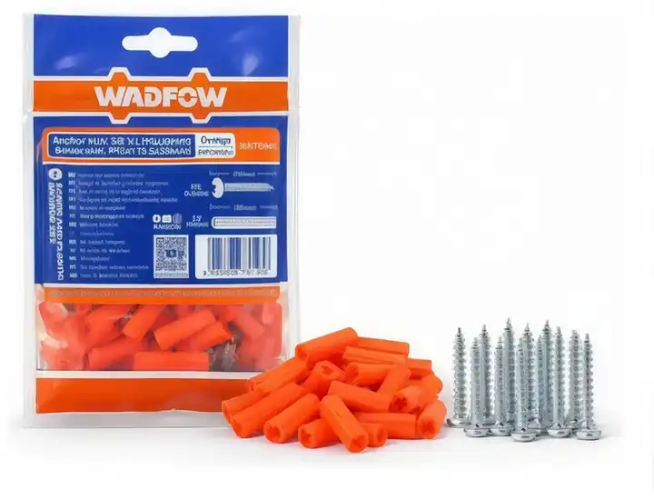 Ramplug plástico 1" x 3/8" 50pzas naranj